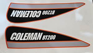 coleman bt200 tank graphics