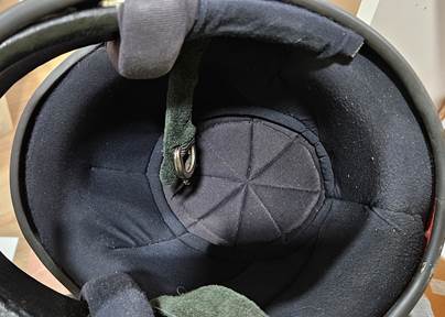 vintage helmet repair 2